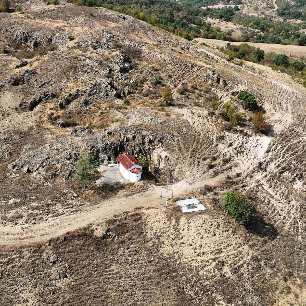 The Vathi’s mines at the Kroussia mountains