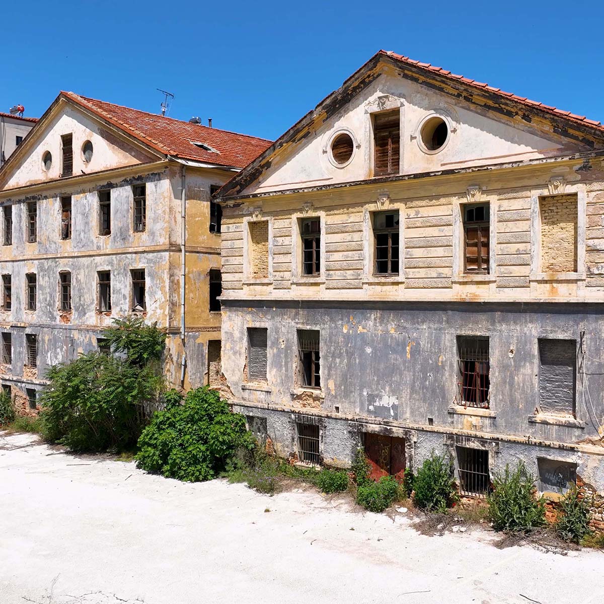 “Twin” Tobacco warehouses 