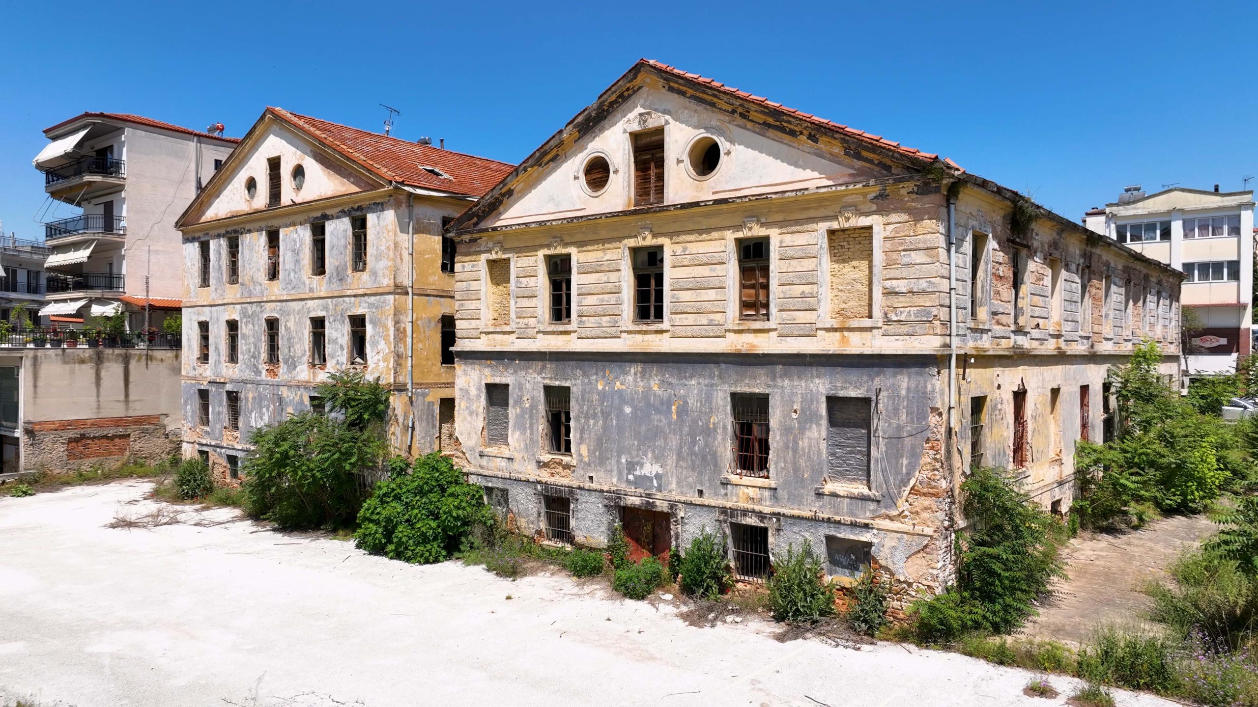 “Twin” Tobacco warehouses 