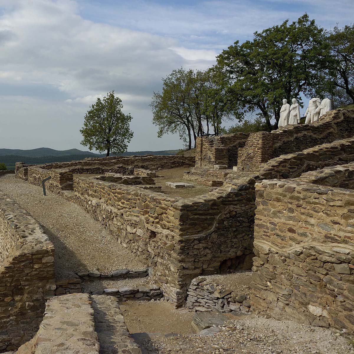 The archaeological site of Palatiano / The roman city of Palatiano