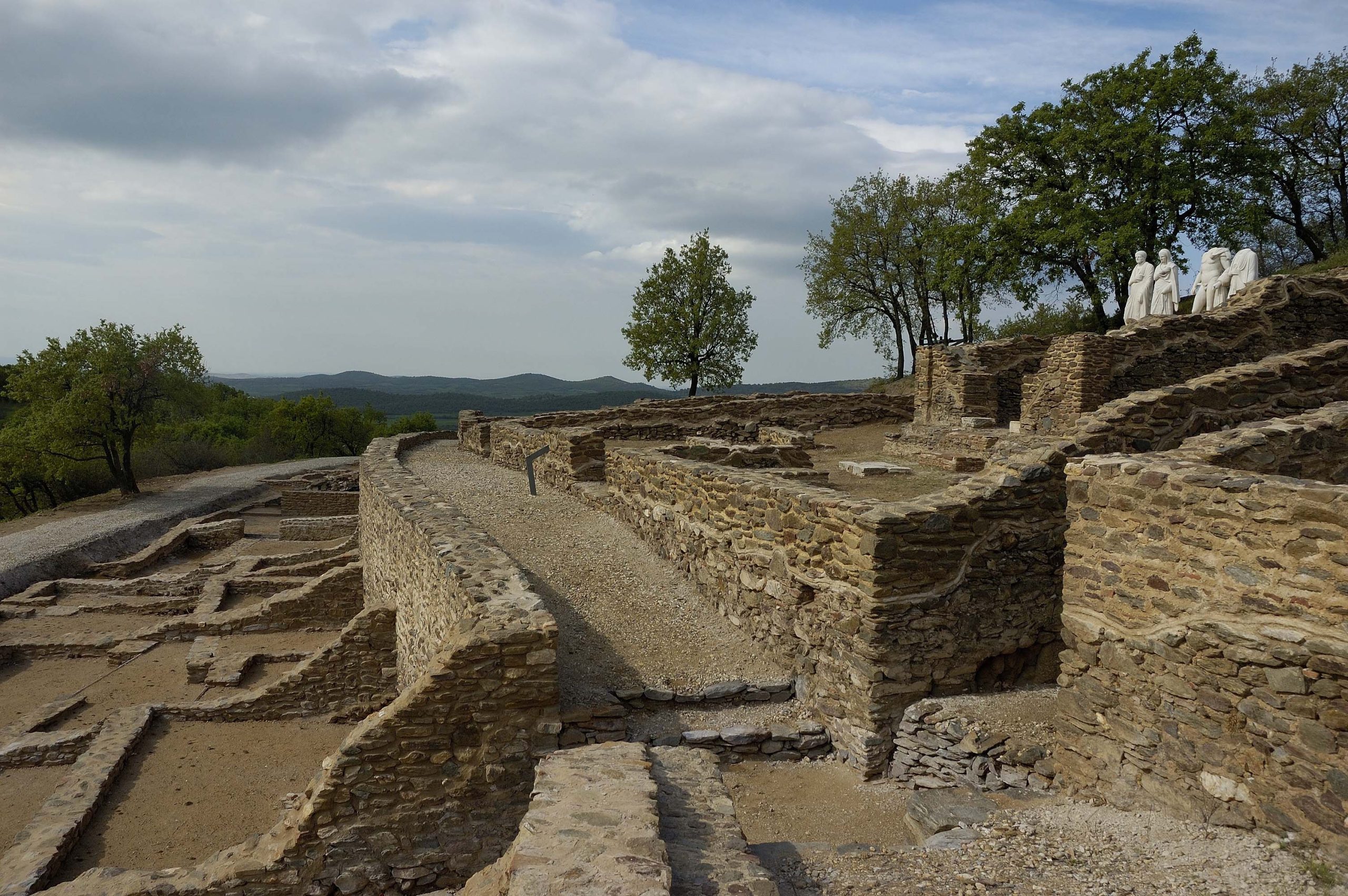 The archaeological site of Palatiano / The roman city of Palatiano