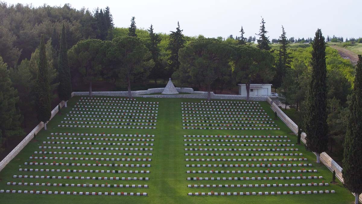 Commonwealth military cemetery in Polykastro