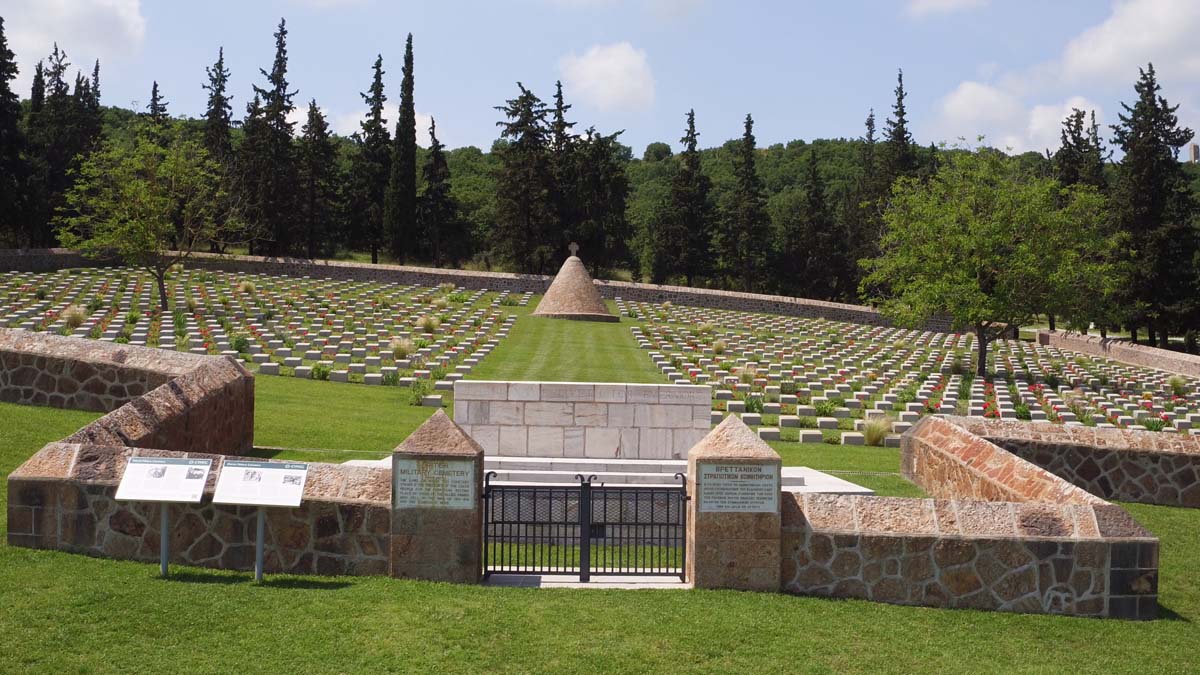 Commonwealth military cemetery in Doirani