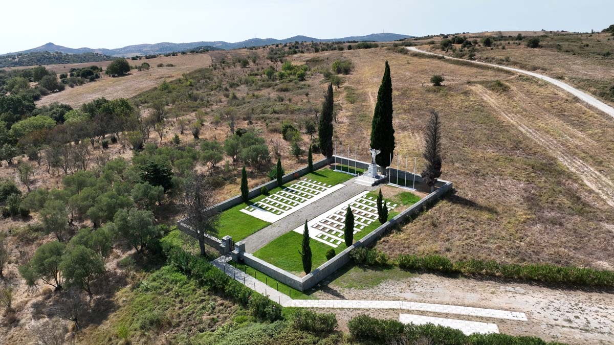 Greek military cemetery in Doirani