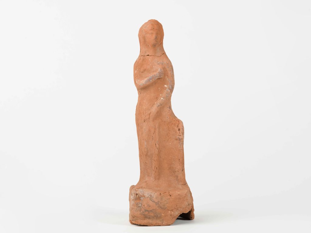 Terracotta figurine of a female figure, possibly Aphrodite