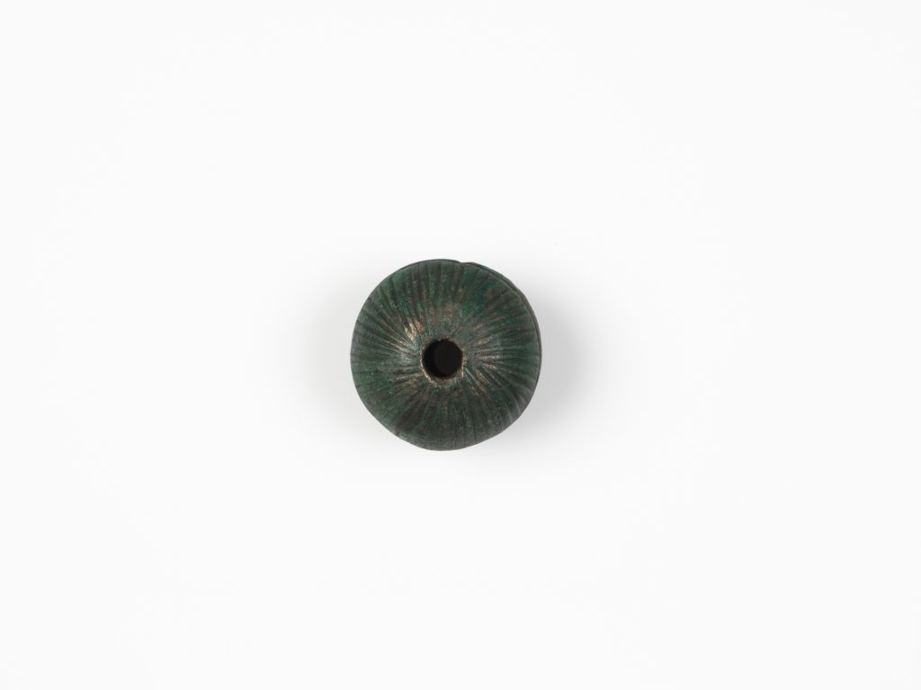 Bronze biconical bead