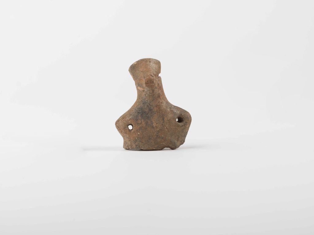 Fragment of a terracotta figurine