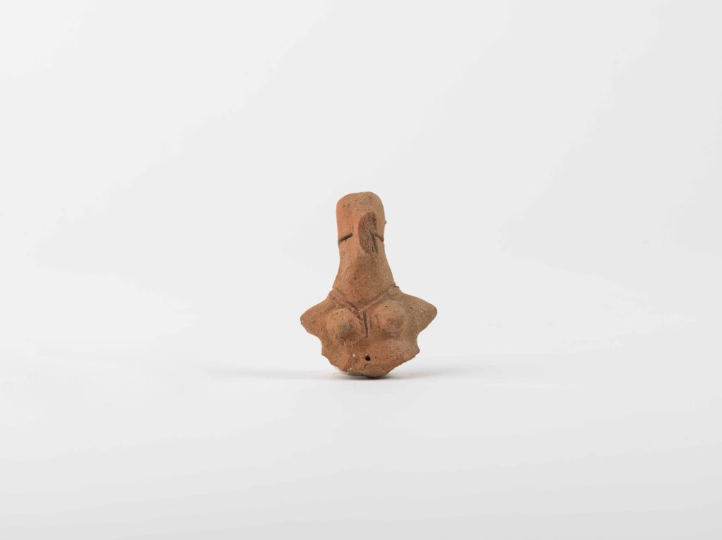 Fragment of a terracotta figurine